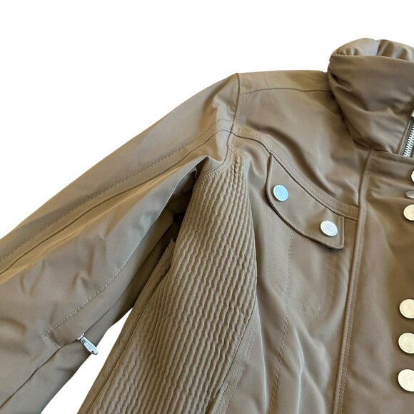 Obermeyer Tan Ski Jacket Waist Length Snowboarding Winter Snow Size 6 Women's - Picture 7 of 16